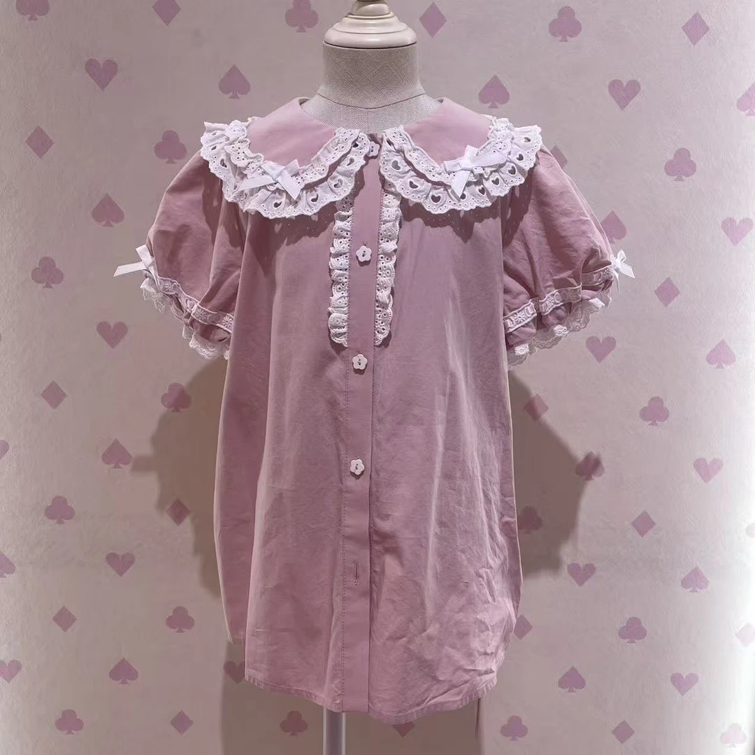 仲夏物语Lolita上衣sweet dream童装短袖衬衫