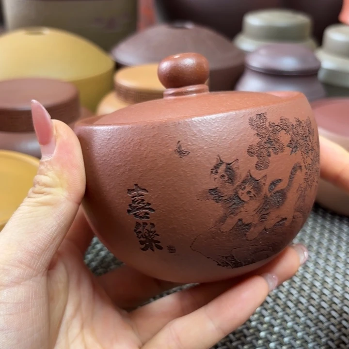 紫砂茶叶罐中高端紫砂茶叶罐