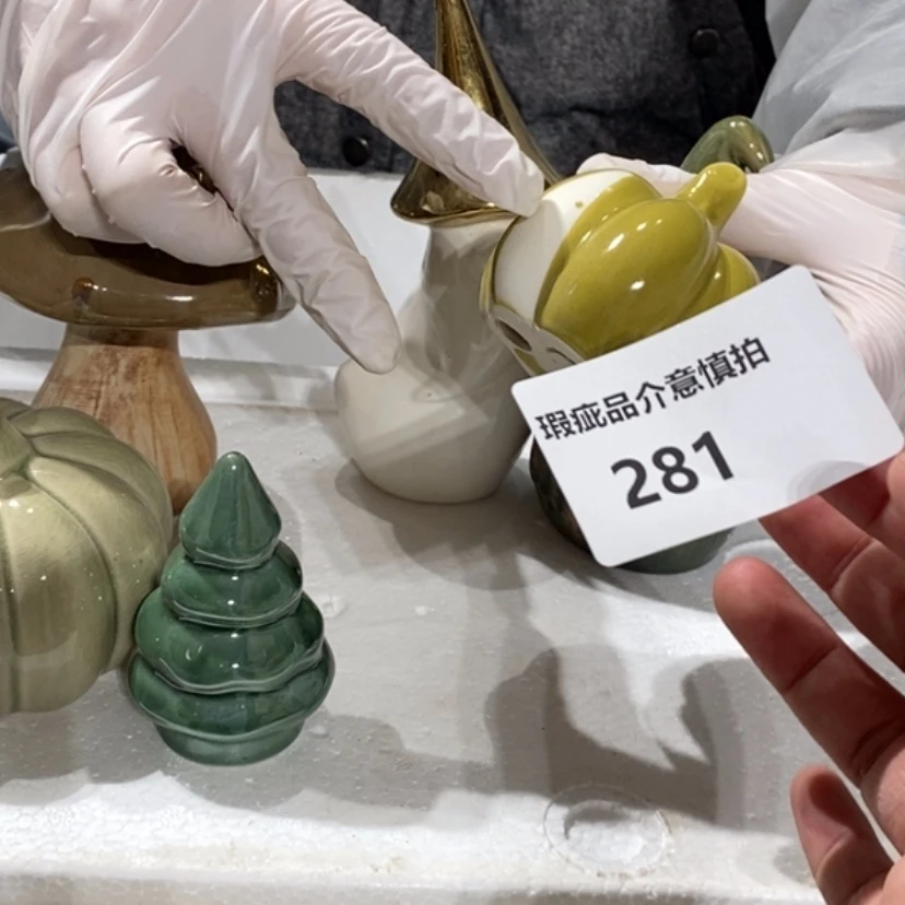 【闪购商品】摆件五****吃陶瓷摆件瑕疵特卖