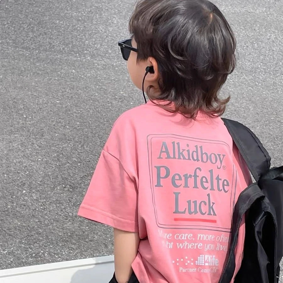 男童短袖T恤童装儿童夏装2025新款夏季纯棉半袖下款休闲潮牌上衣