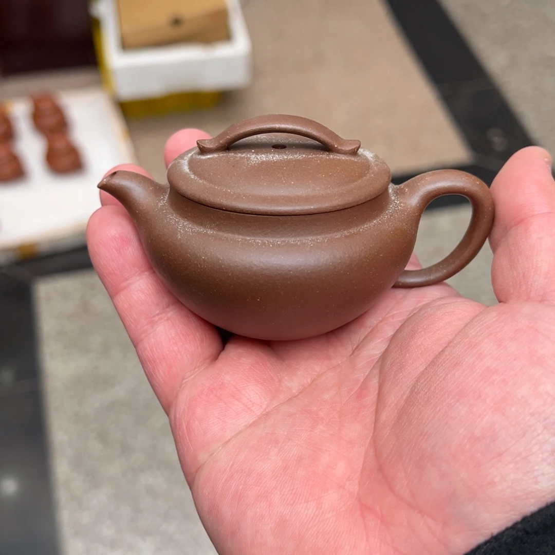 Z***N紫砂茶壶90cc紫降坡瓦当