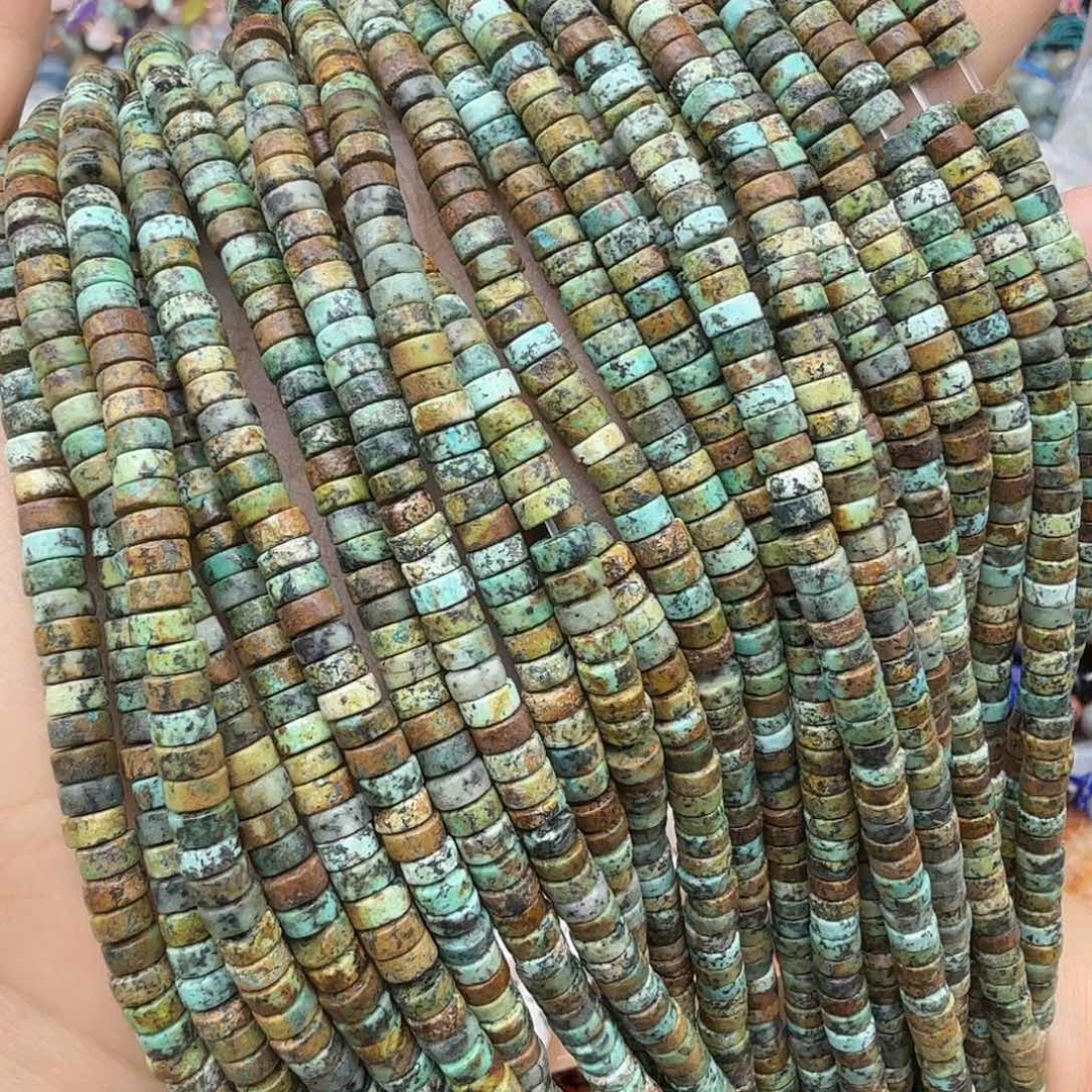 未镶嵌水晶珠宝半成品卡4非洲松隔片一条