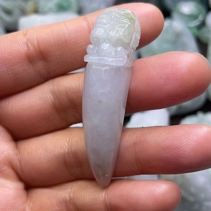 定制翡翠未镶嵌缅甸翡翠吊坠