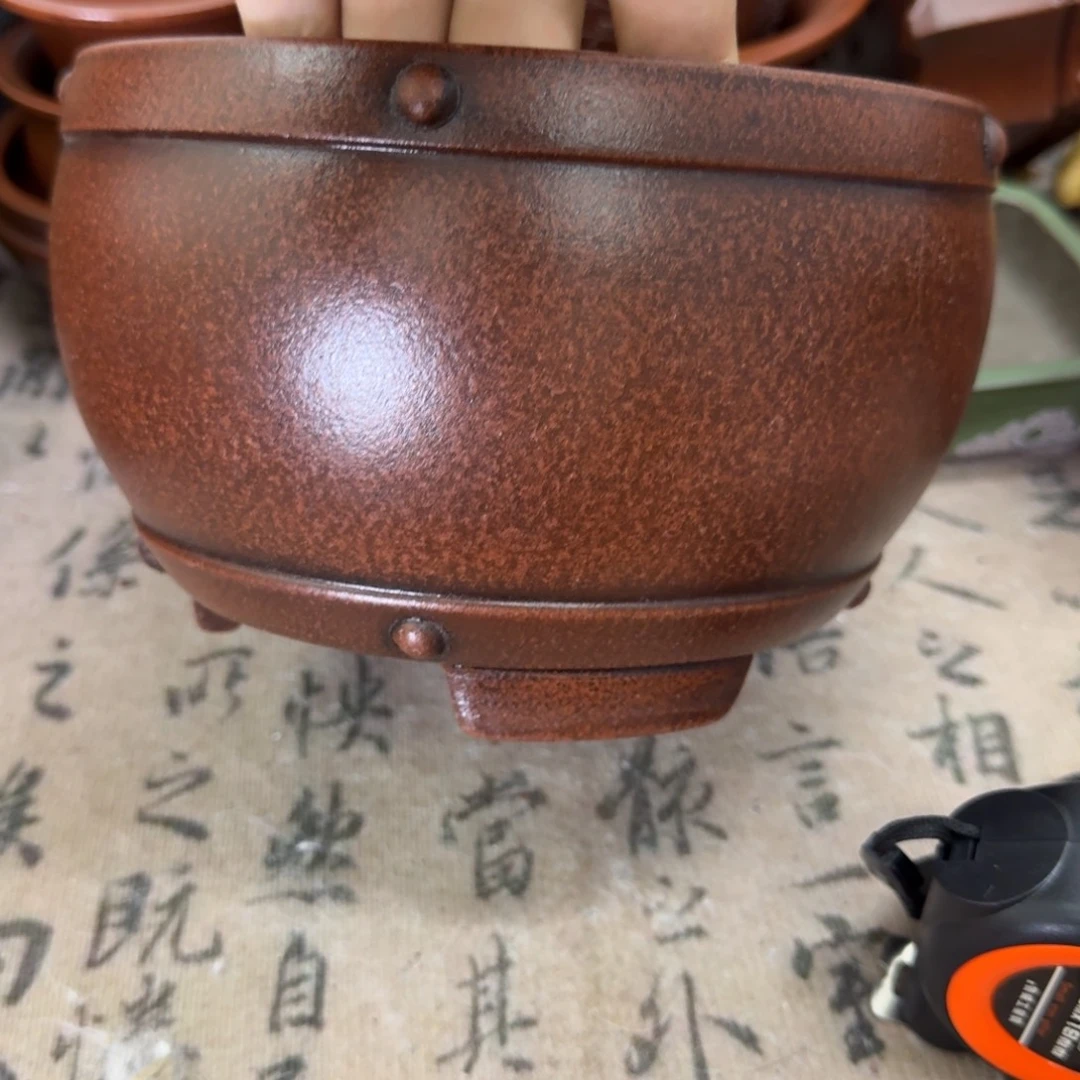 紫砂花盆15.5x9.5内经紫砂花盆