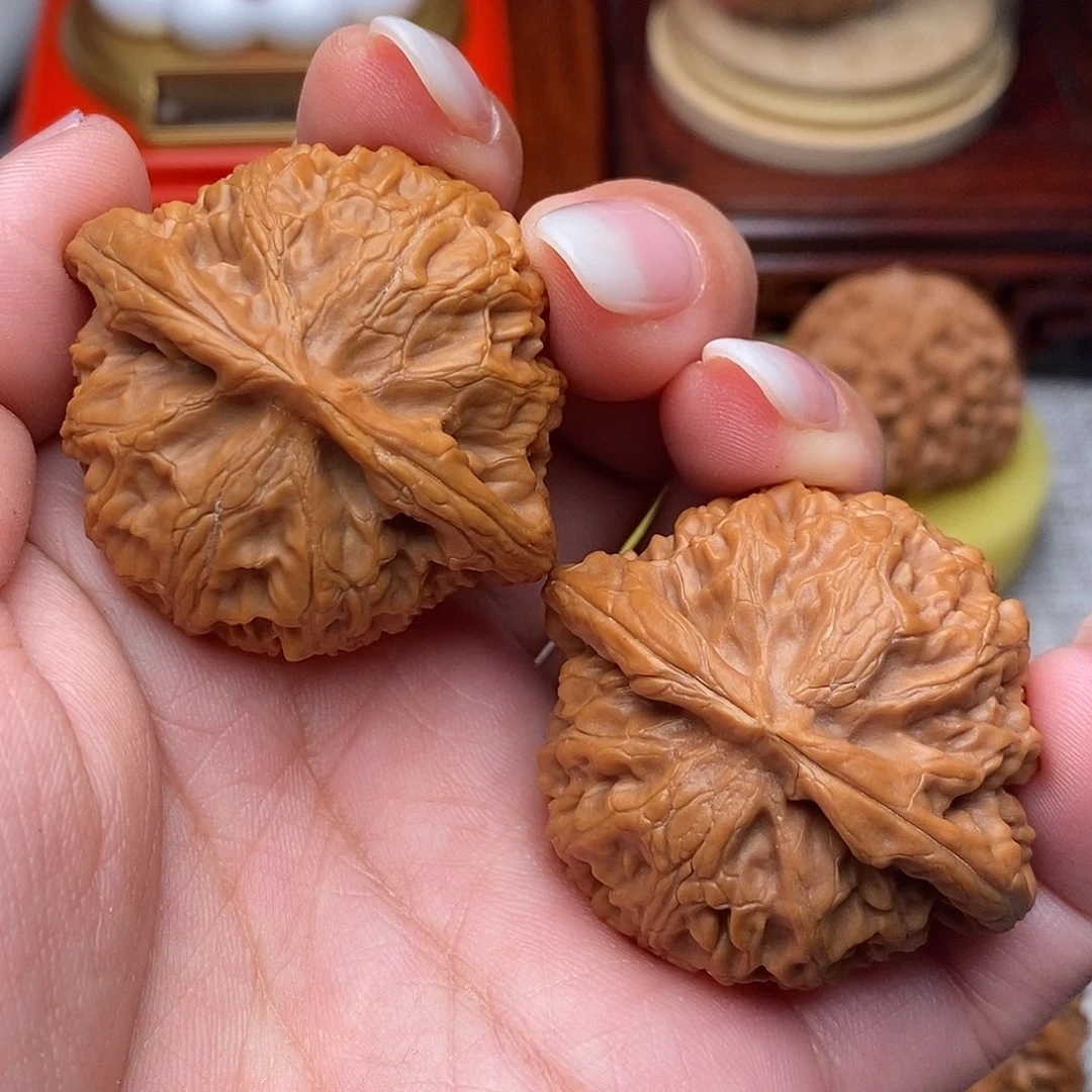 把件文玩核桃肉球宫灯41全品