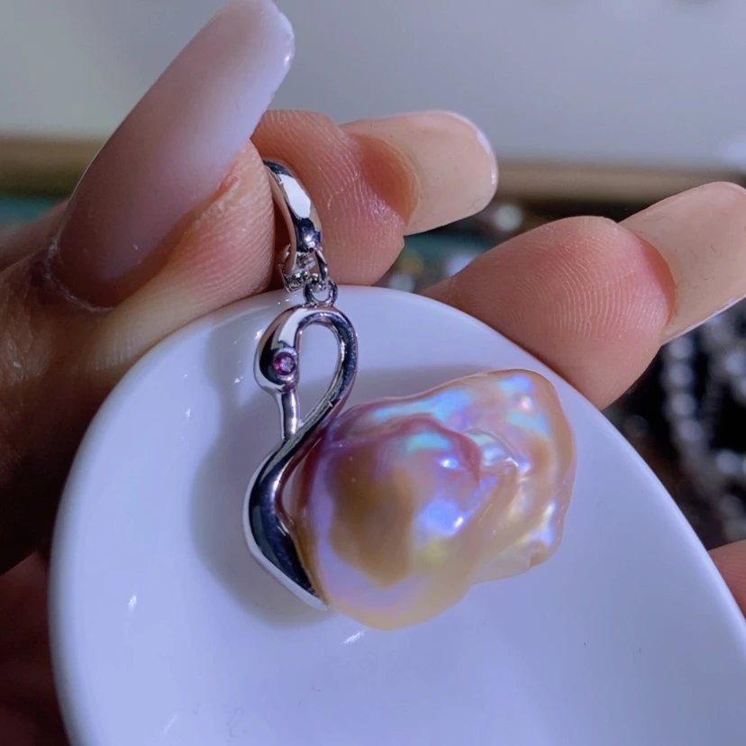 【闪购商品】淡水珍珠天然珍珠（微瑕）合金