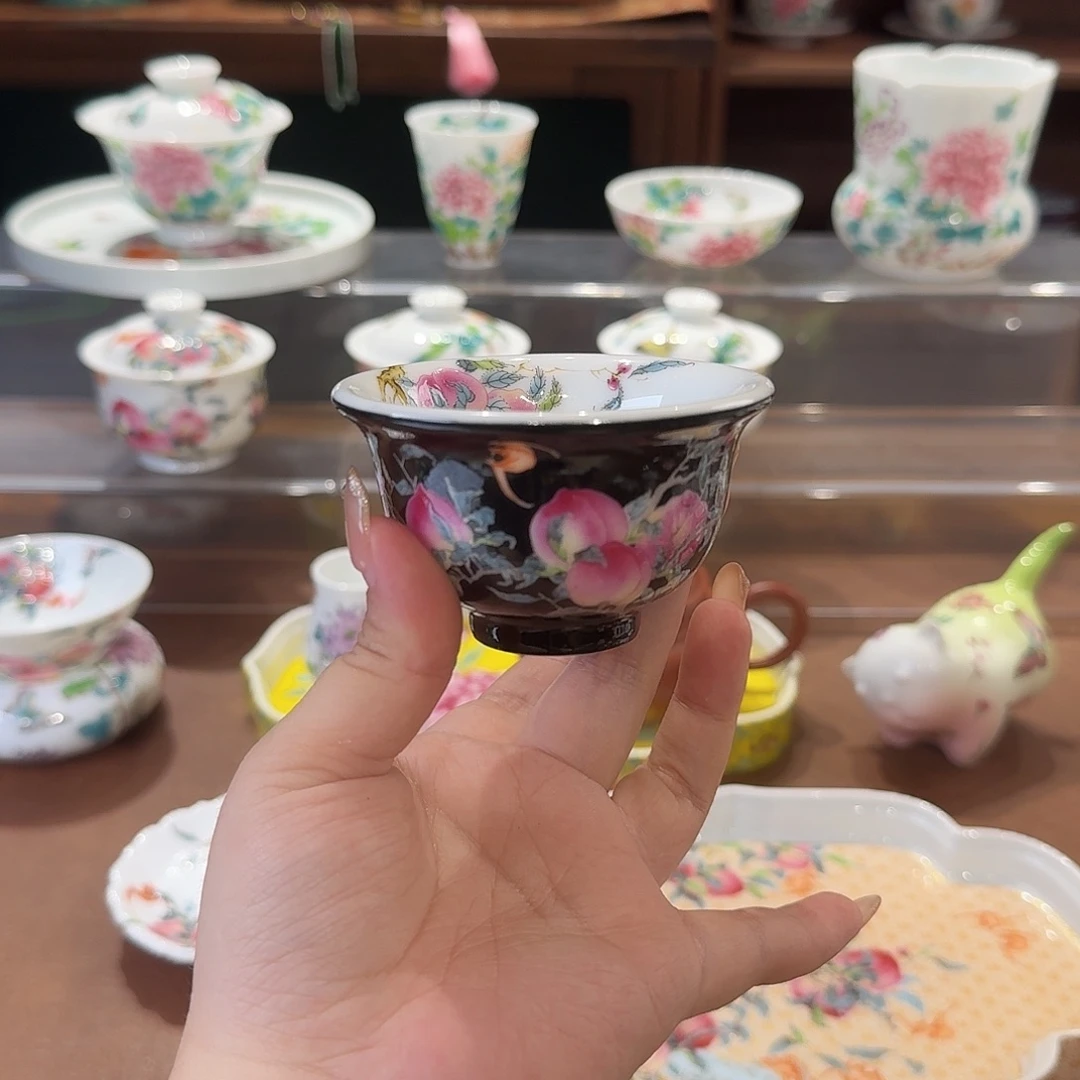 珐琅彩主人杯茶具系列