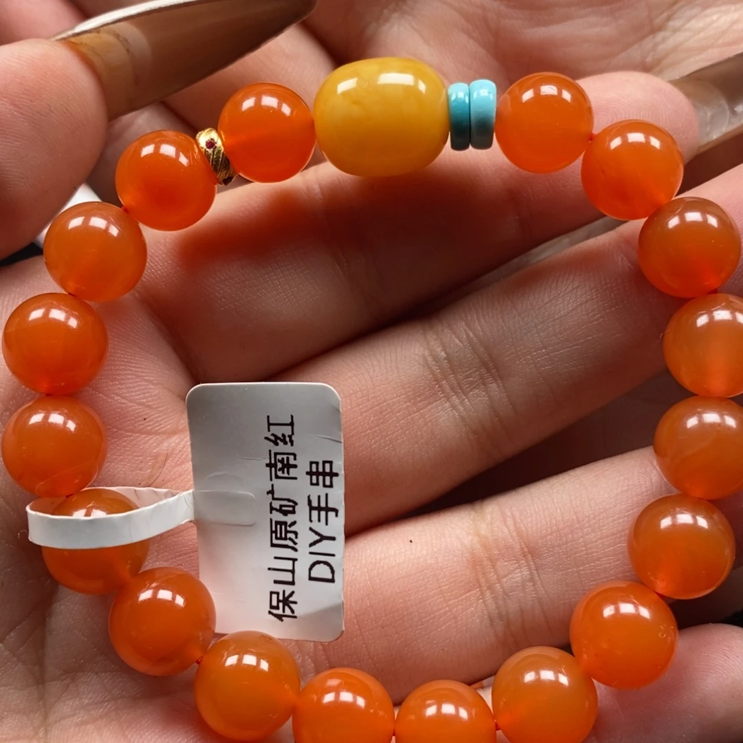 南红玛瑙未镶嵌手串