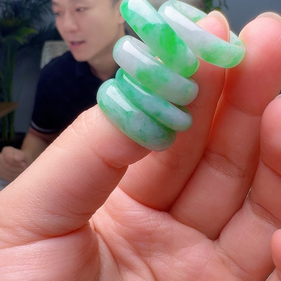 未镶嵌戒指翡翠多样性发货其一