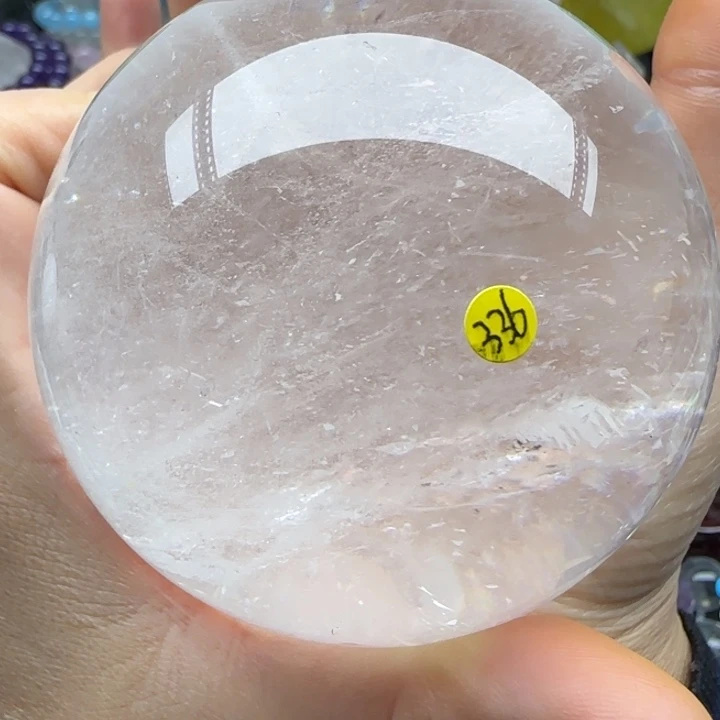 未镶嵌珠宝半成品水晶7.6厘米