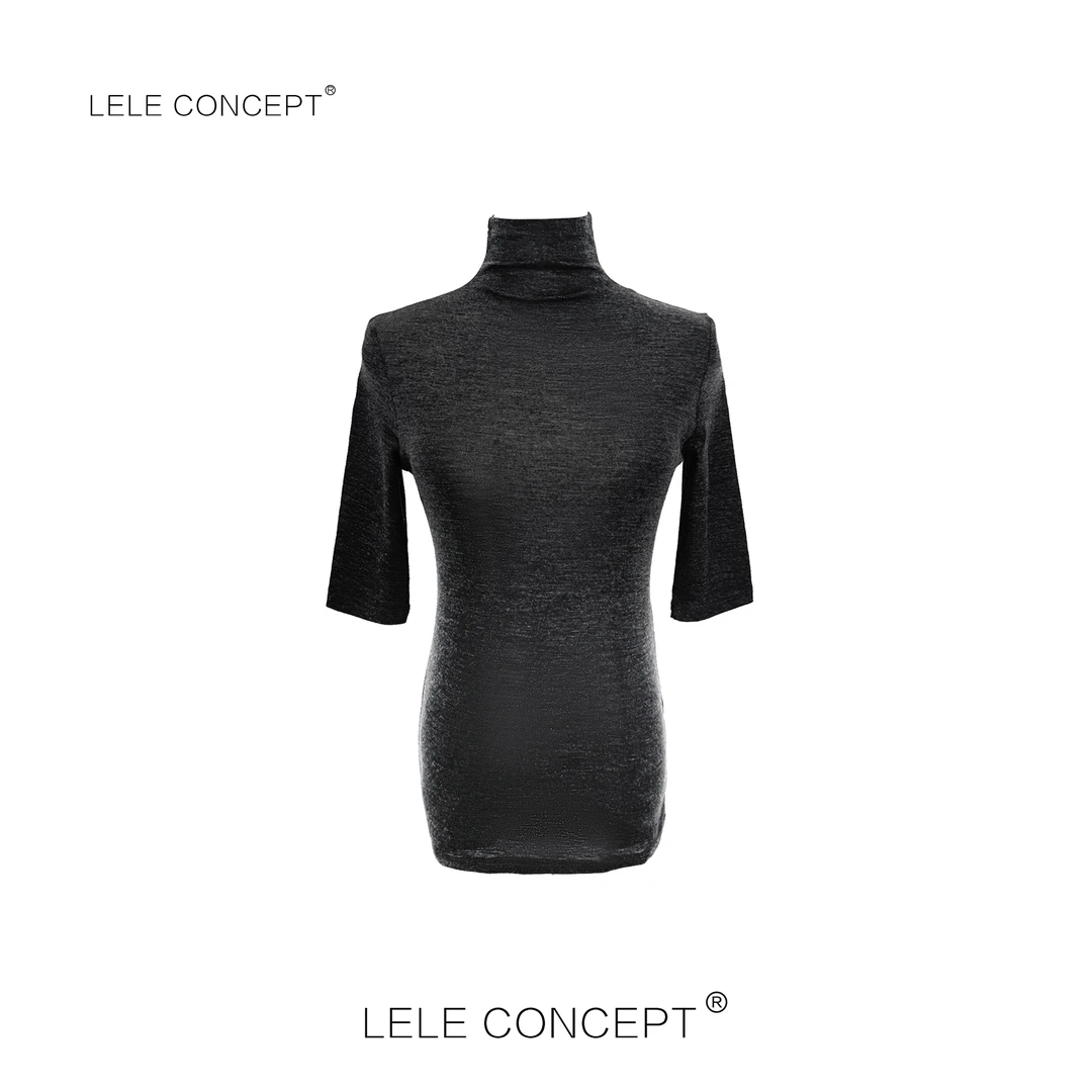 LELE CONCEPT丨【如一】气质百搭单品高领中袖打底衫S0536