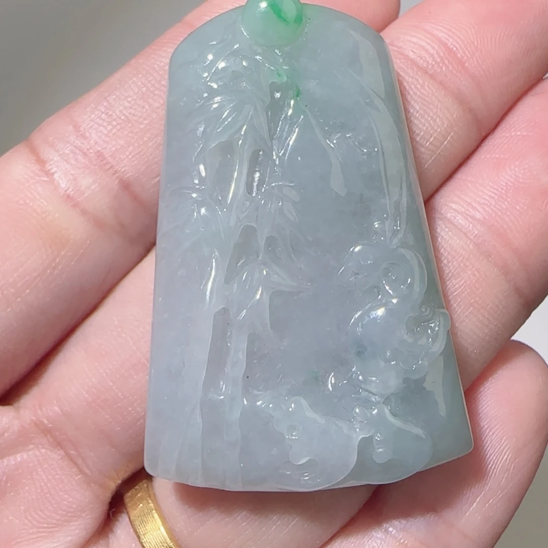 翡翠未镶嵌颈饰纯天然缅甸a货翡翠