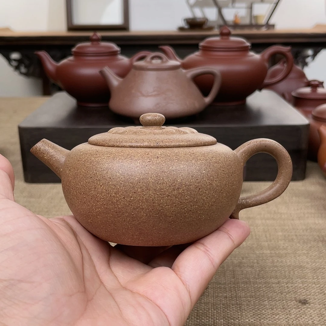 茶壶紫砂莲莆 220cc 原矿青降坡