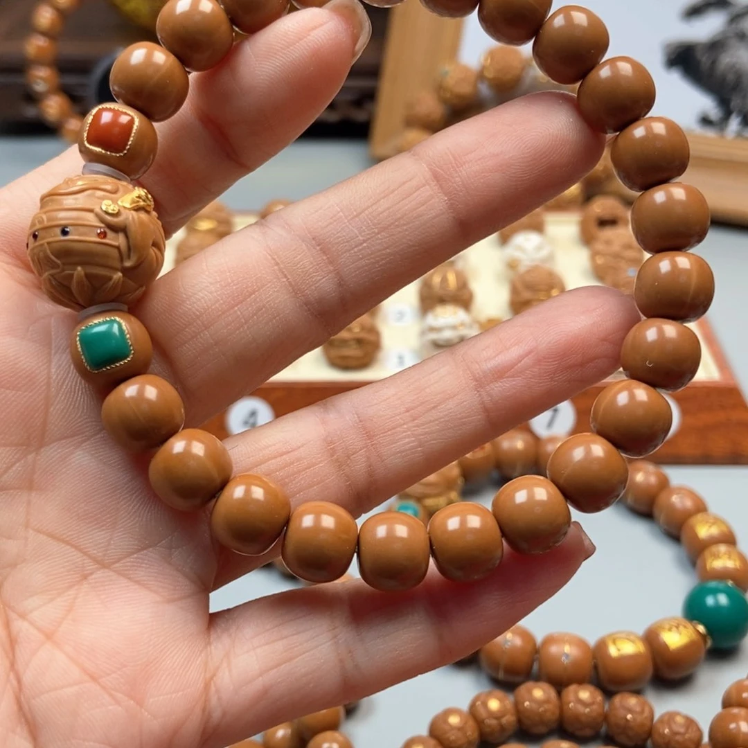 猴头核桃吊坠@**@手串