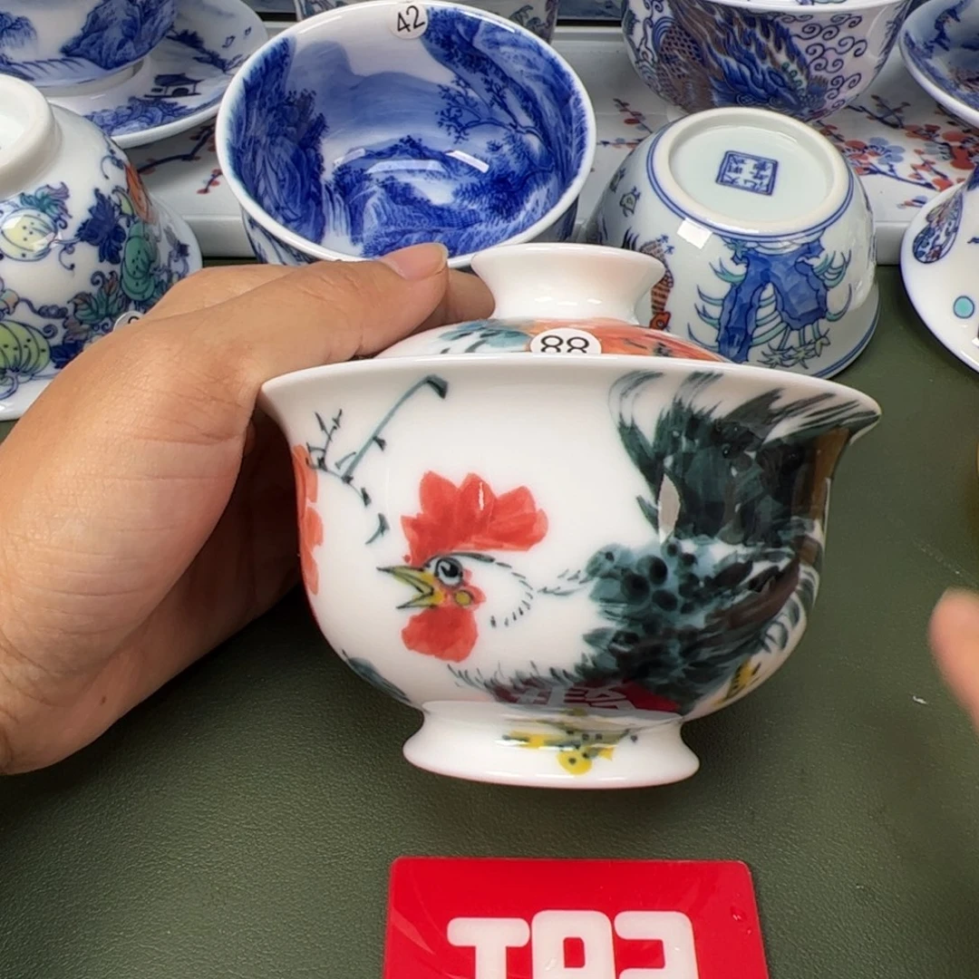 陶瓷景德镇纯手工纯手绘茶具木木88