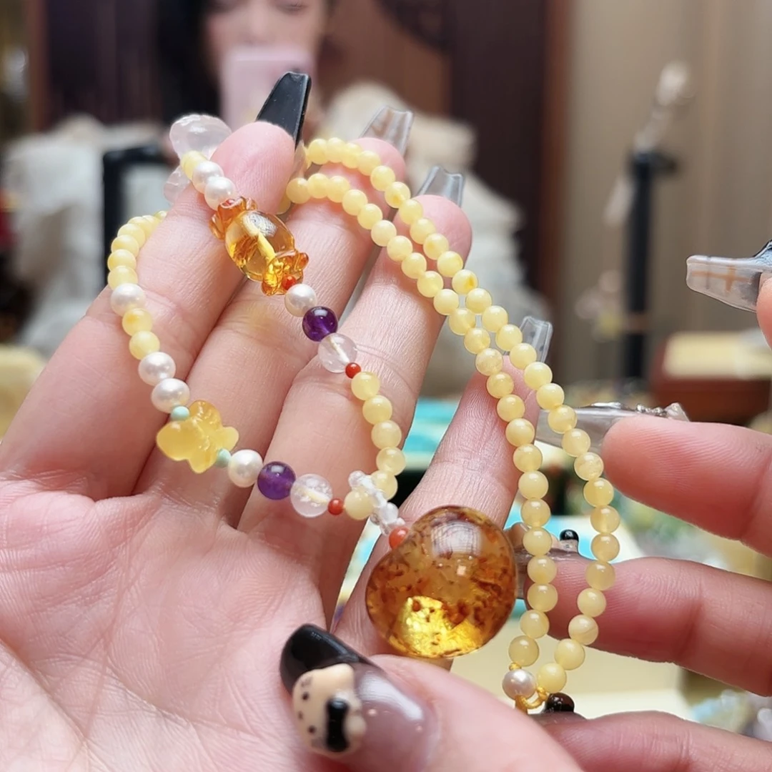 琥珀手链未镶嵌琥珀