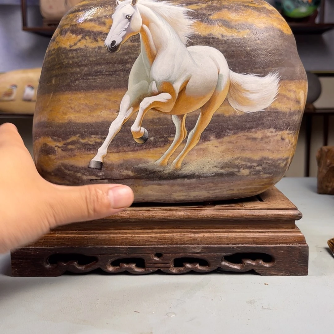 石材马到成功作品
