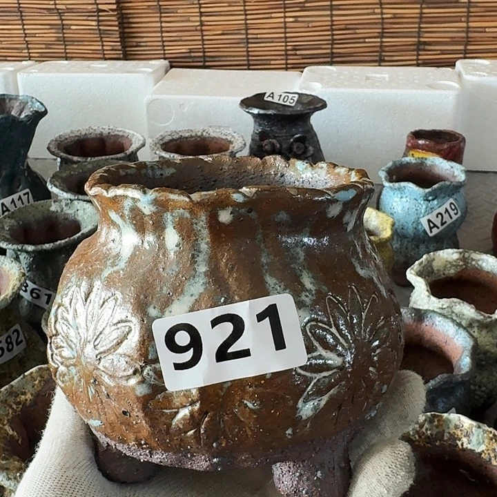 内口8高10粗陶手工