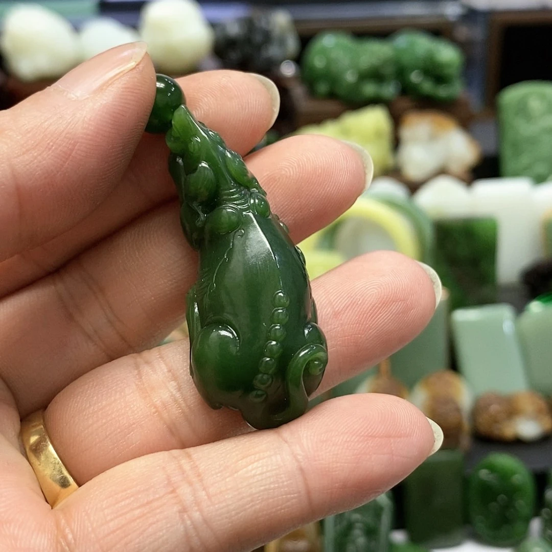 【闪购商品】和田玉颈饰未镶嵌撒****兽