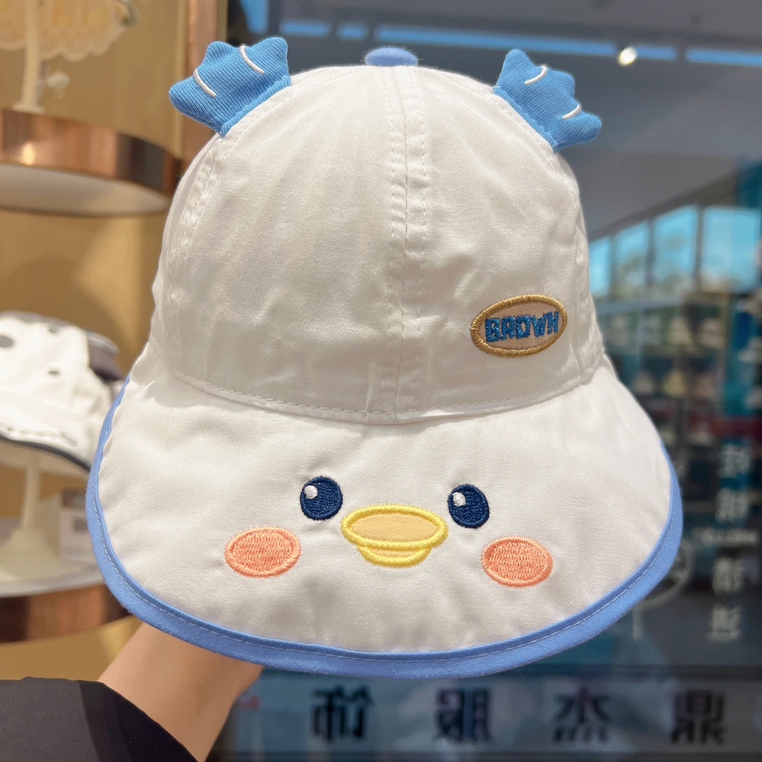 哆啦布丁儿童盆帽男童春夏薄款婴幼儿帽子夏季女宝渔夫帽62649