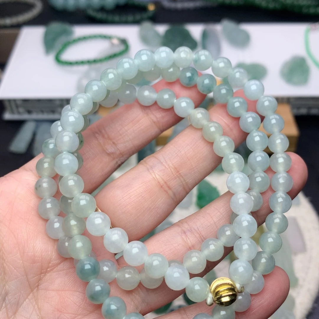 未镶嵌定制翡翠长串