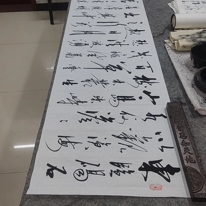 书法书法协会作品观沧海再赠送一副清风明月一壶酒