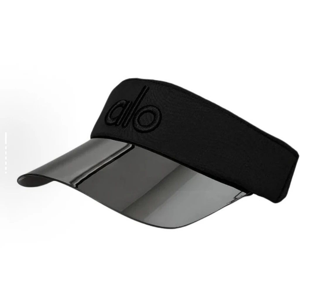 不支持七天退换 Alo 新款遮阳帽黑色/炫彩白色