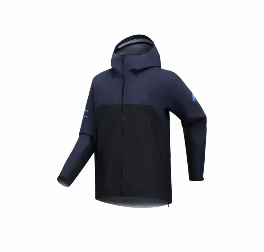 【鸟神定制】鱼鳞布新款纳木措溢胶男女户外防风防水连帽冲锋衣