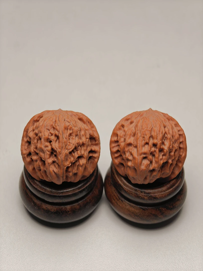 【精对】昌平磨-边34.3差尺-文玩核桃把件