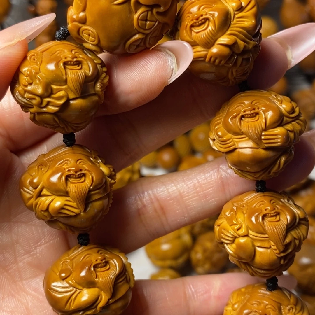 高***少手串/手链橄榄核八宝财神精品