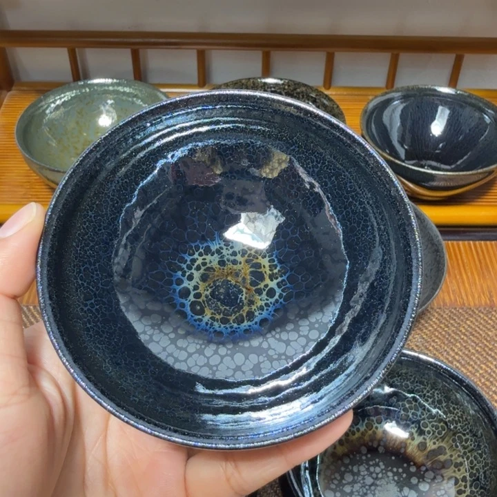 茶盏掌*建盏手工制作主人杯茶杯