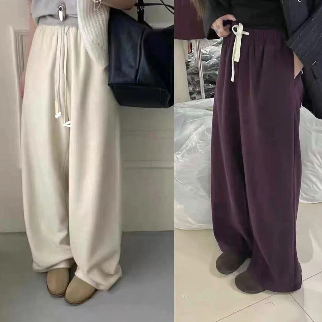 33推荐 DY#7110 日系抽绳巨推荐阔腿裤 加绒 FL 12-28