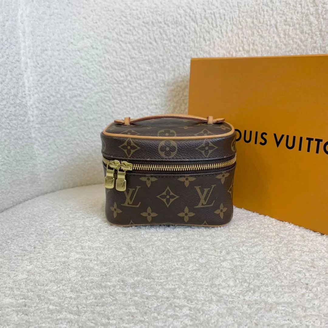 99新 LouisVuitton/路易威登 壹臻/老花nice nano包芯片 79874662