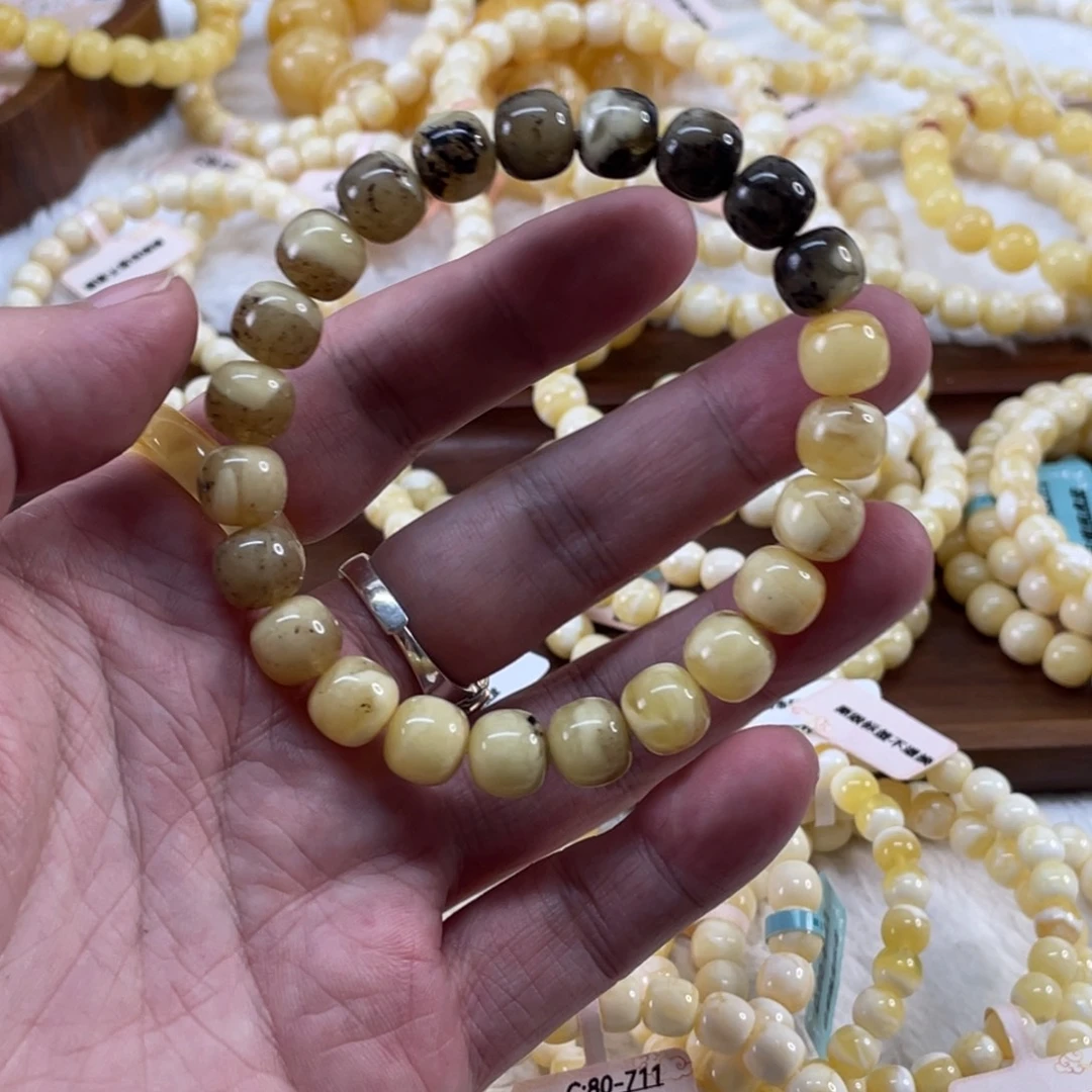 ****蜜蜡未镶嵌手串10mmmm
