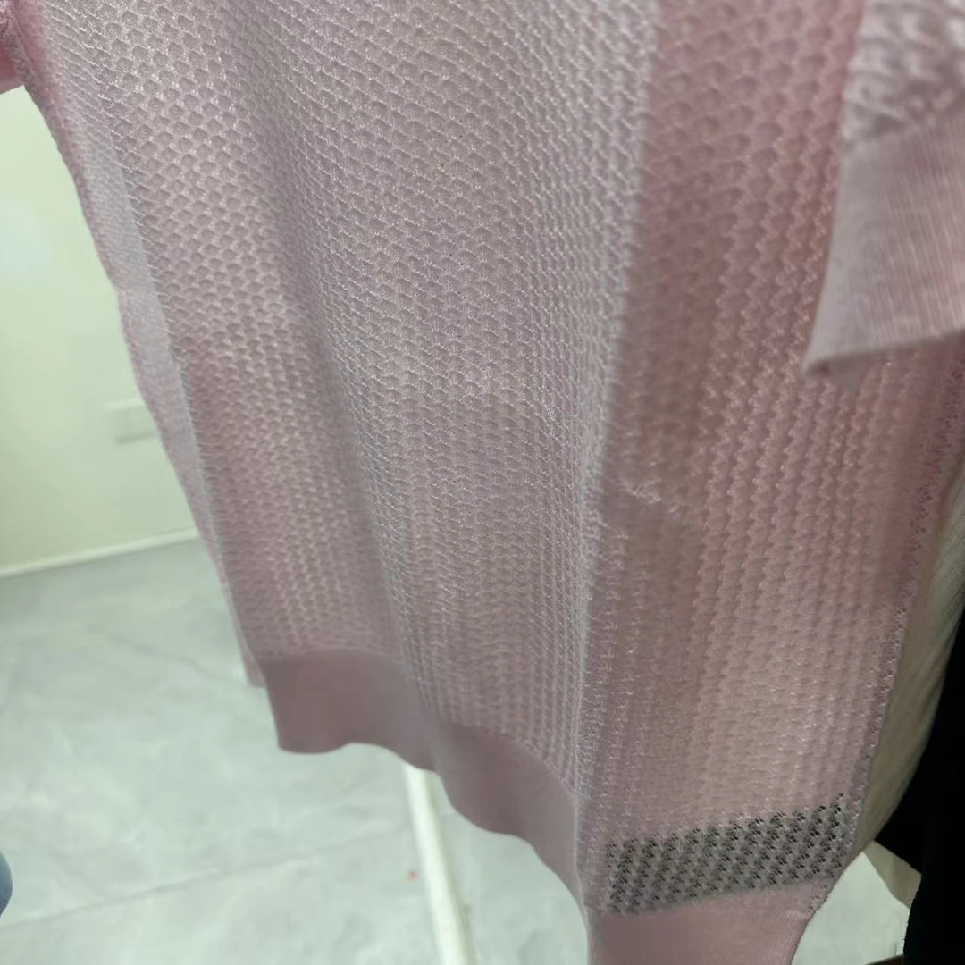 【mu】 衣长58，2025新款夏季时尚百搭针织短袖-0045