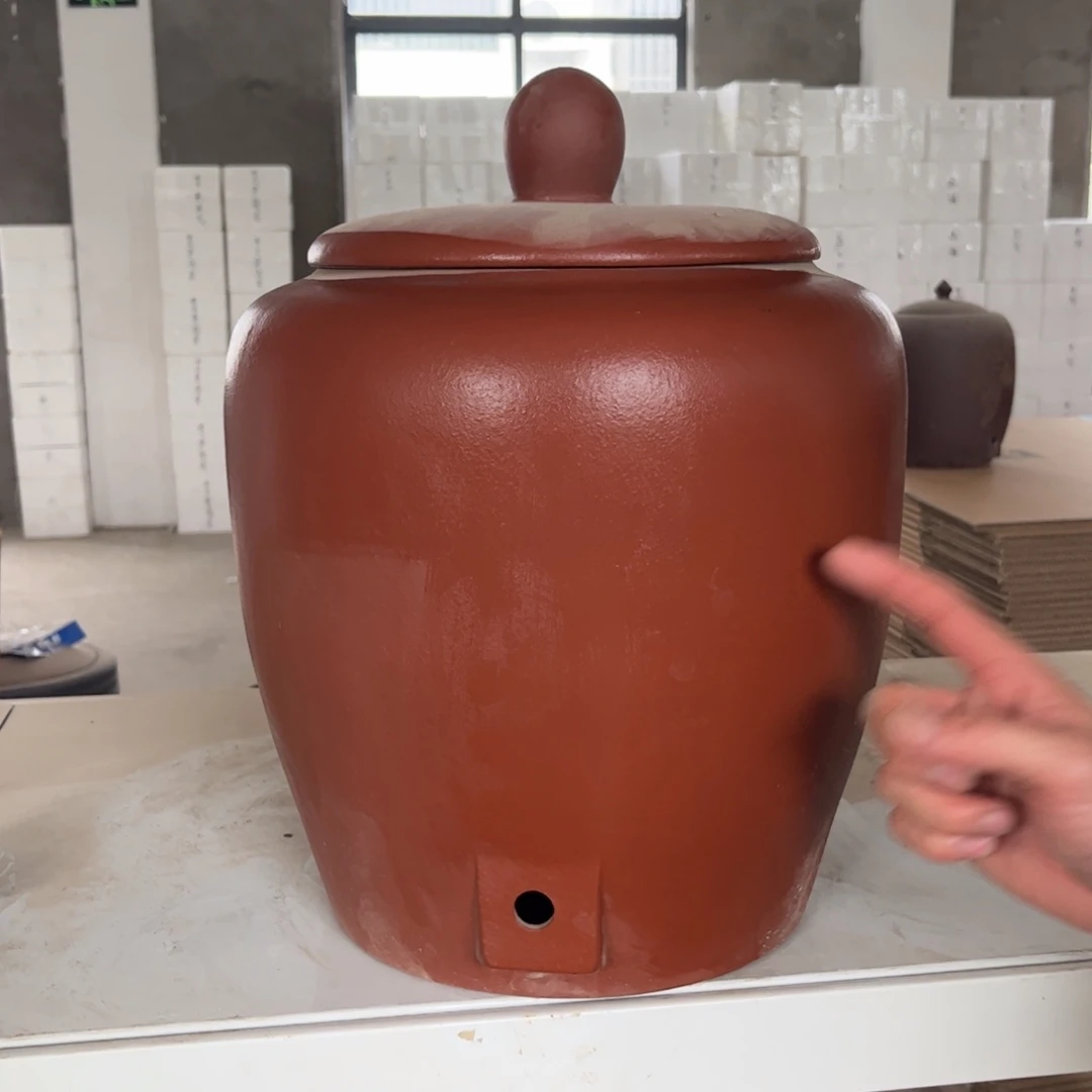 紫砂茶叶罐龙头款