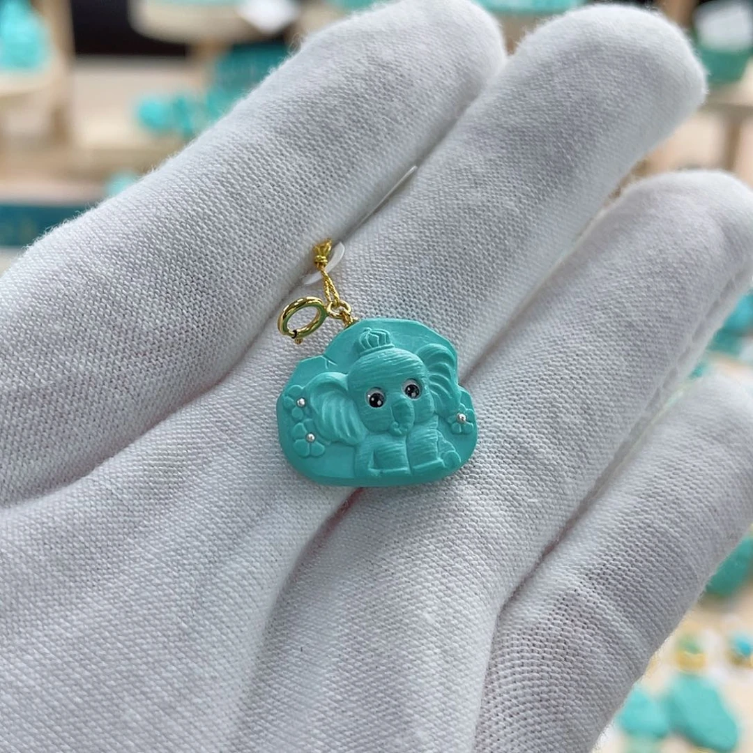 绿松石珠宝奇石未镶嵌