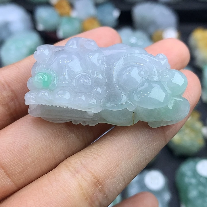 颈饰未镶嵌翡翠天然缅甸翡翠
