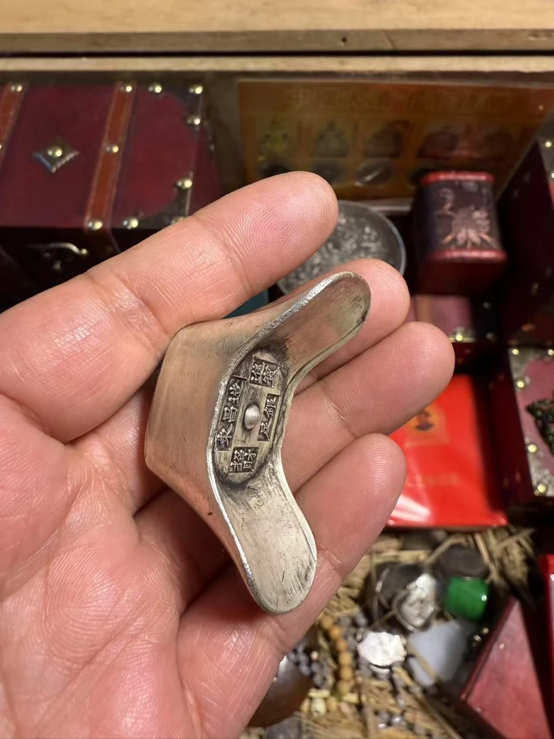 精品居家好物书房船型银色复古风摆件Y