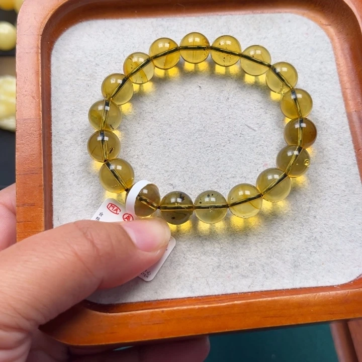 琥珀未镶嵌珠宝奇石M303号10+蓝珀微瑕