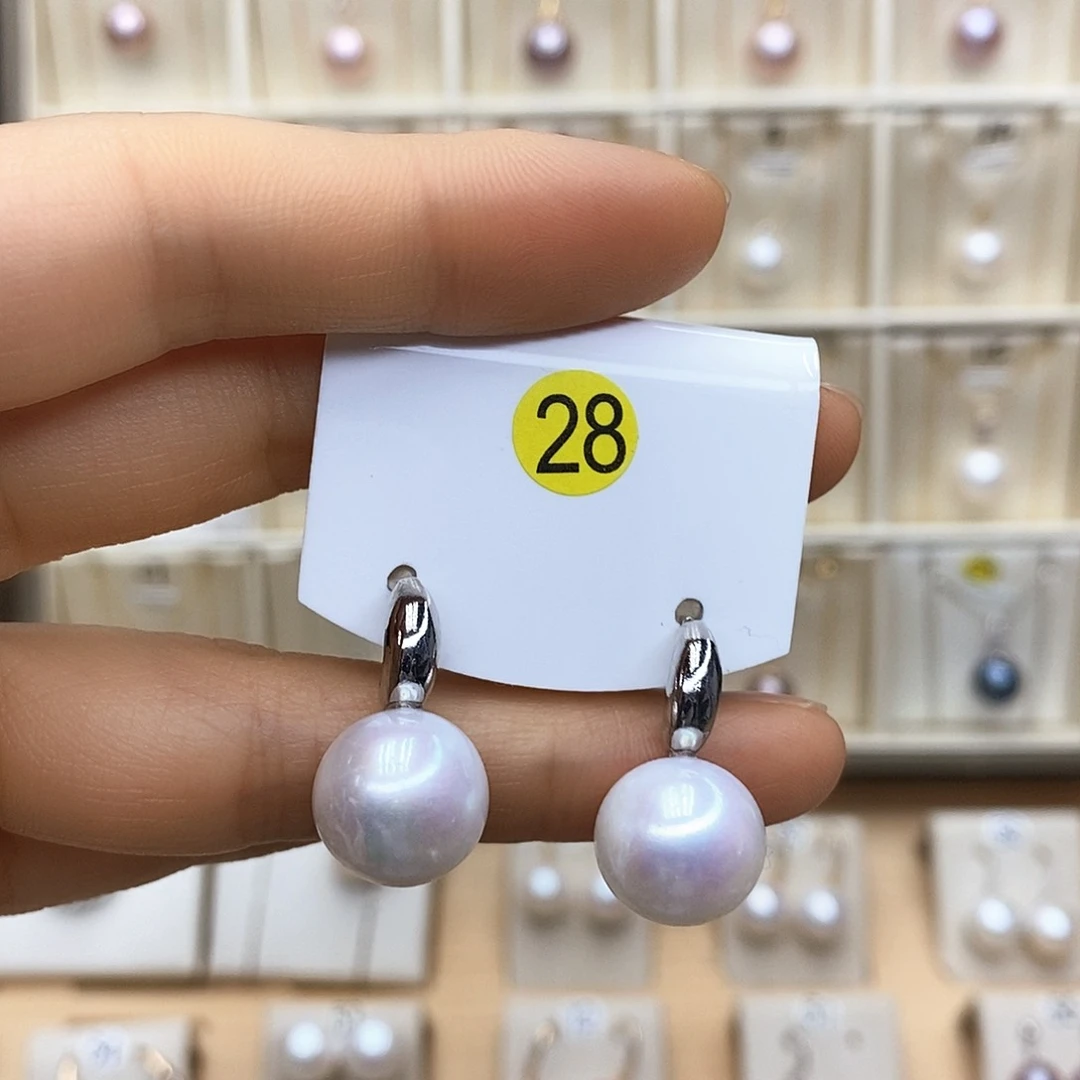 淡水珍珠银S925镶嵌颈饰