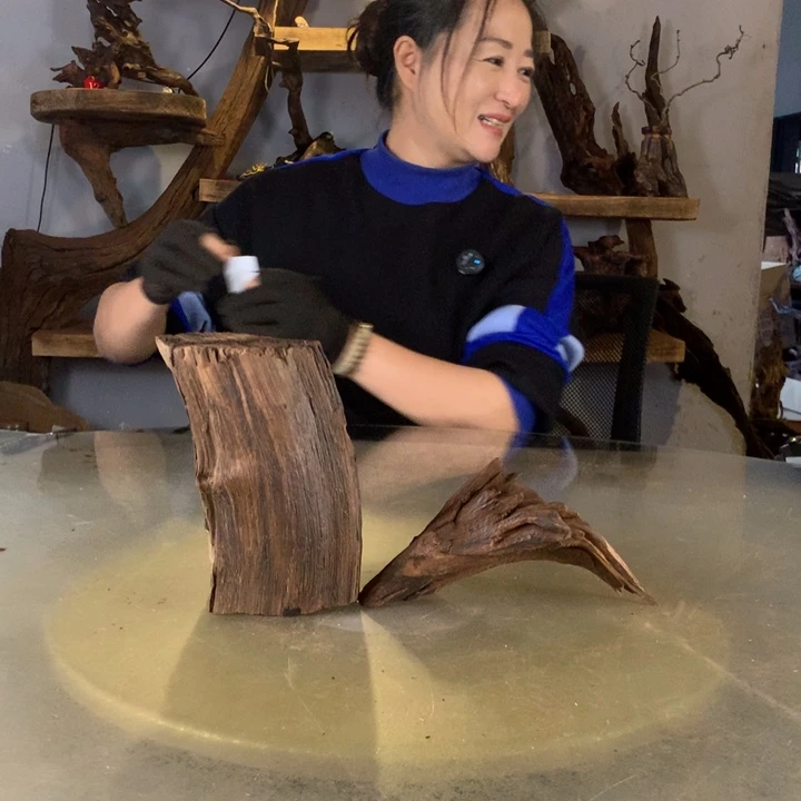 水***青天然的云南紫柚木会黄水