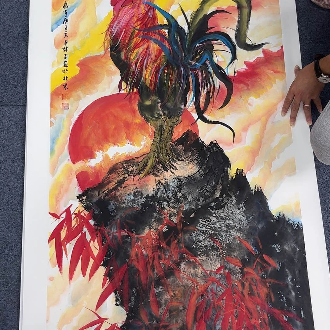 国画宣纸国画纯手绘作品