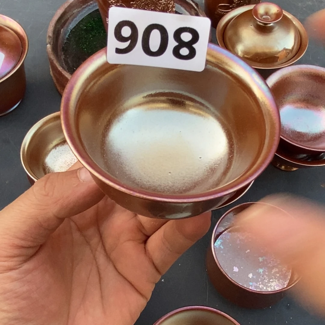 柴烧茶具陶瓷杯子