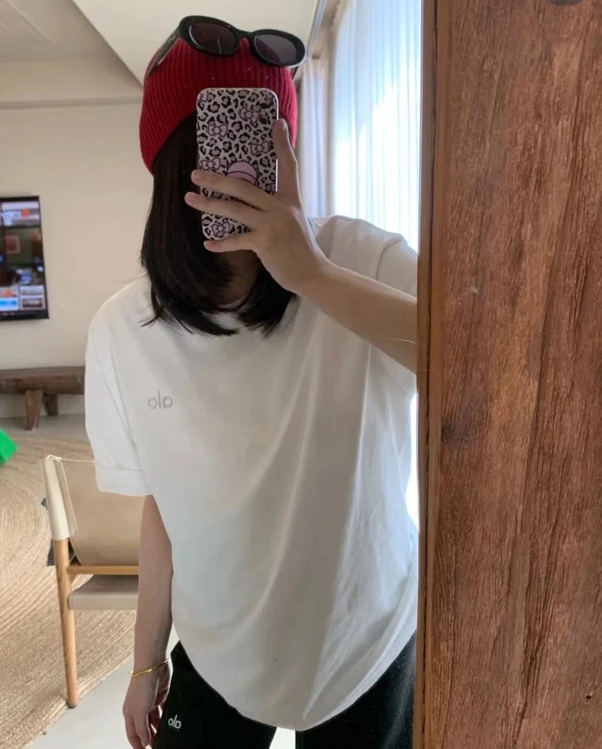 L29春夏新款刺绣高克重【银标立体】圆领宽松短T