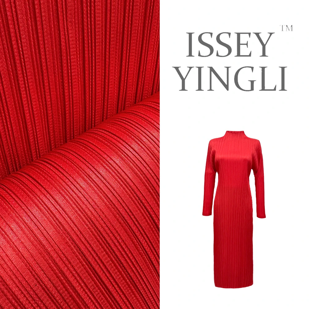 莉褶高端褶皱女装春秋连衣裙时尚百搭PP长袖气质显瘦连衣裙2378