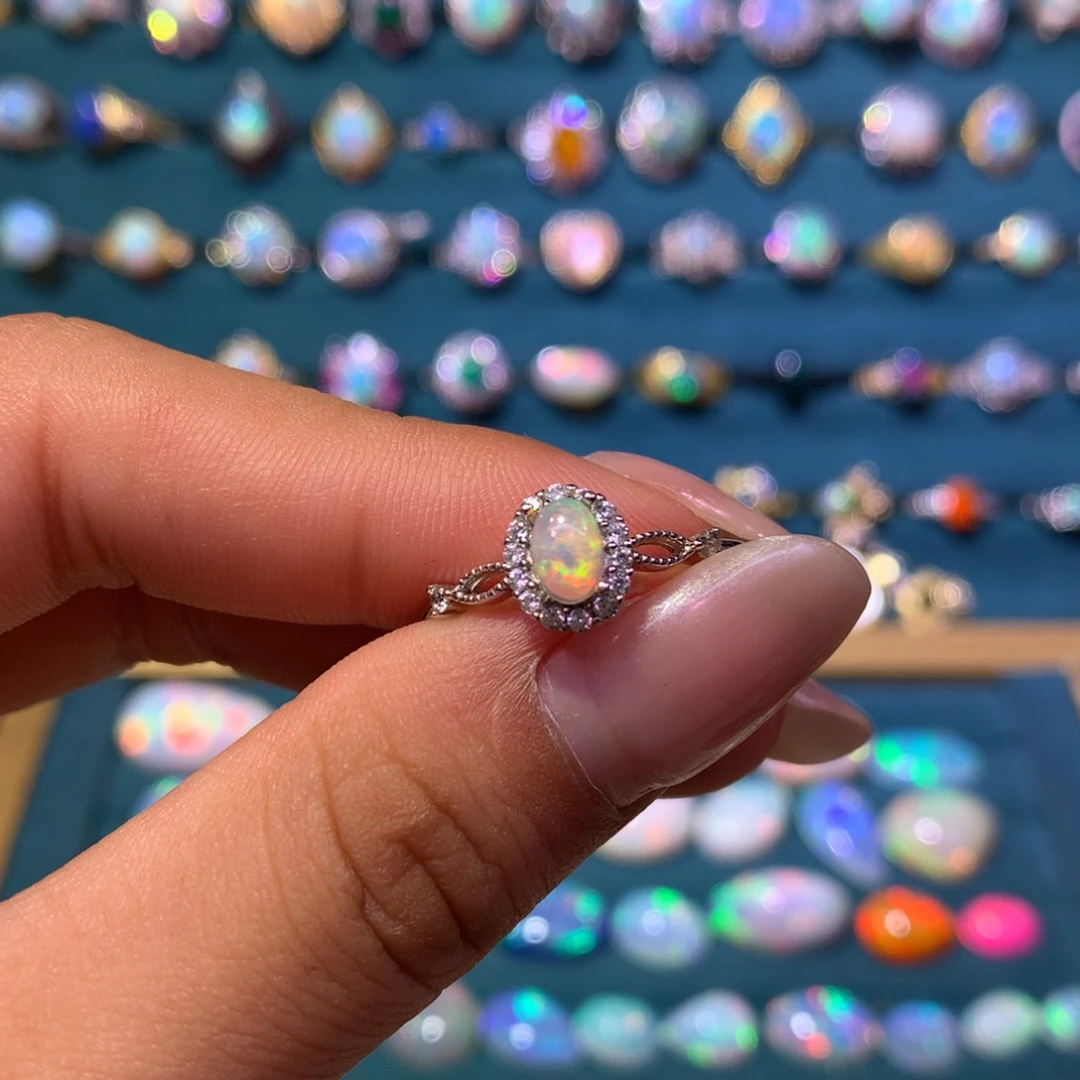 欧泊银S925镶嵌福利款 不退不换