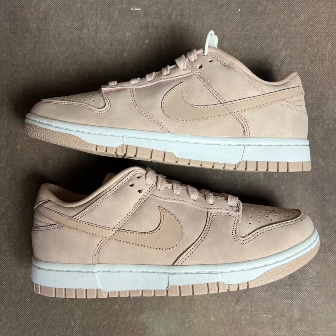 Nike耐克Dunk Low脏脏粉 藕粉 复古潮流低帮女款板鞋DV7415-600