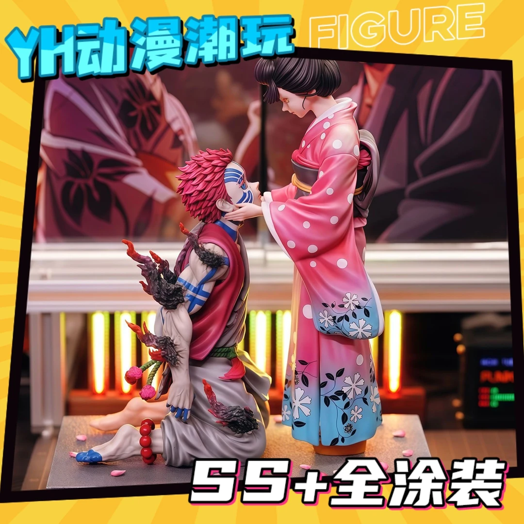 狛恋 猗窝座-恋雪 鬼灭之忍GK模型摆件手办潮玩雕像【4月30号发完】