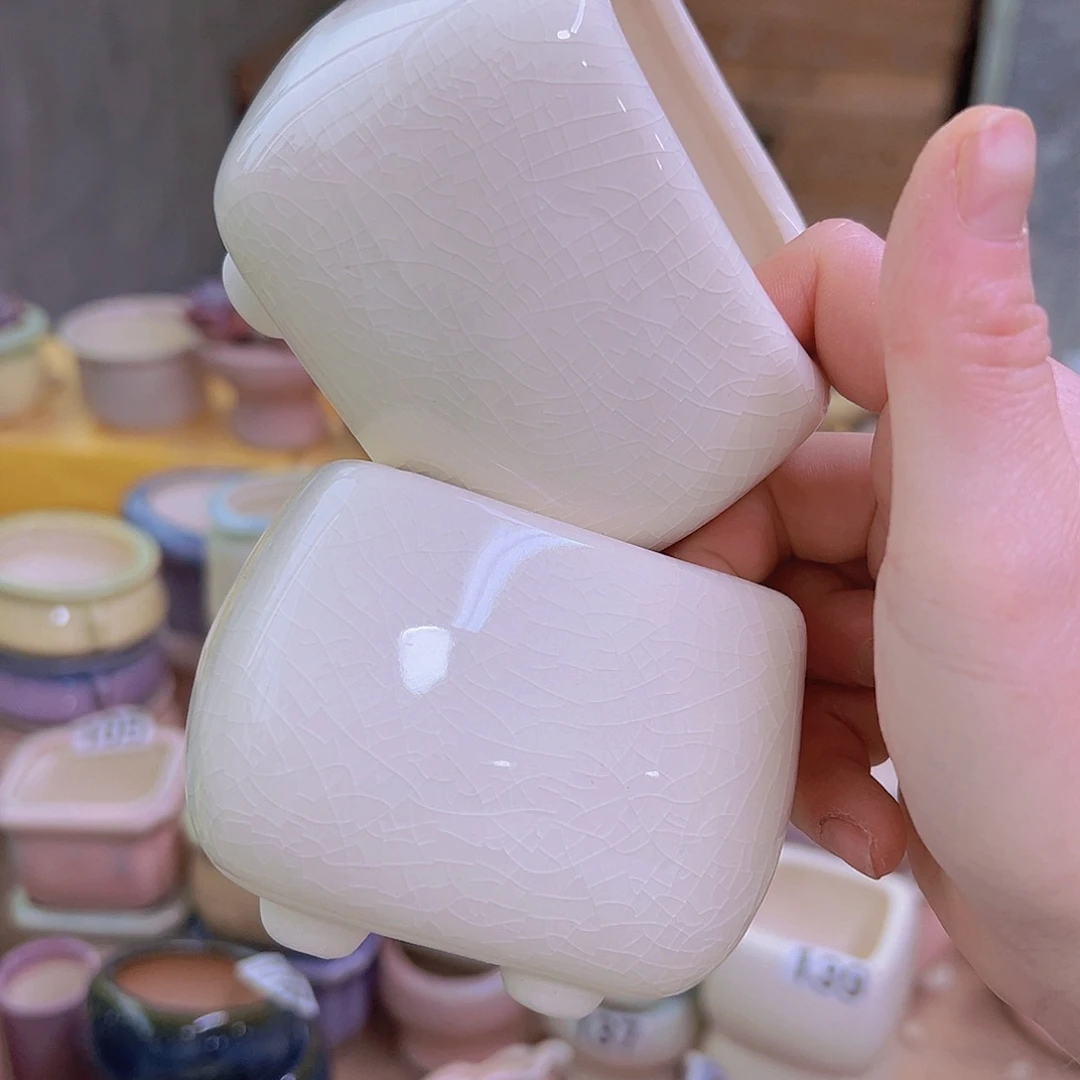 红陶陶瓷花盆当场满12包邮